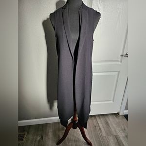 Bcbg sleeveless sheer vest